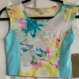 Nicki Minaj tropical crop top